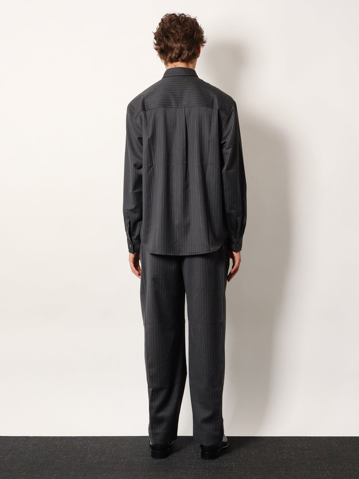 Striped wool blend Unisex shirt