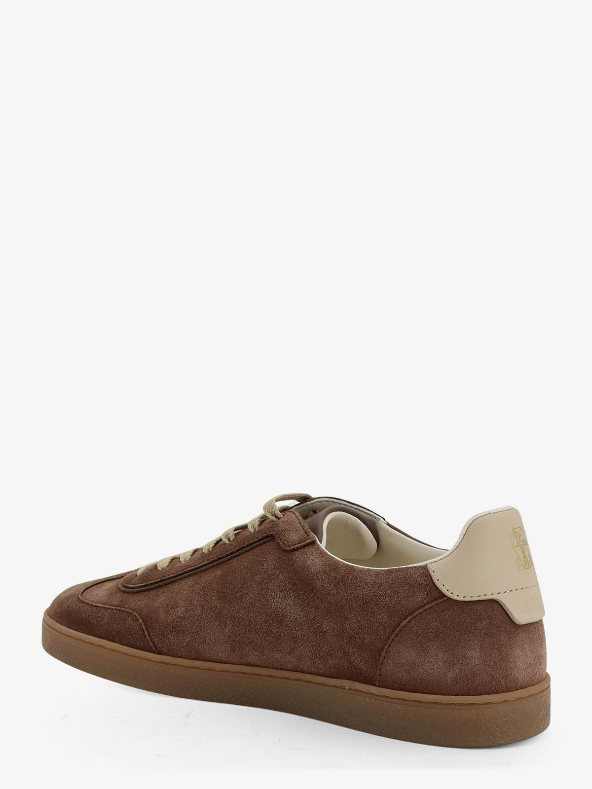 Suede and leather sneakers