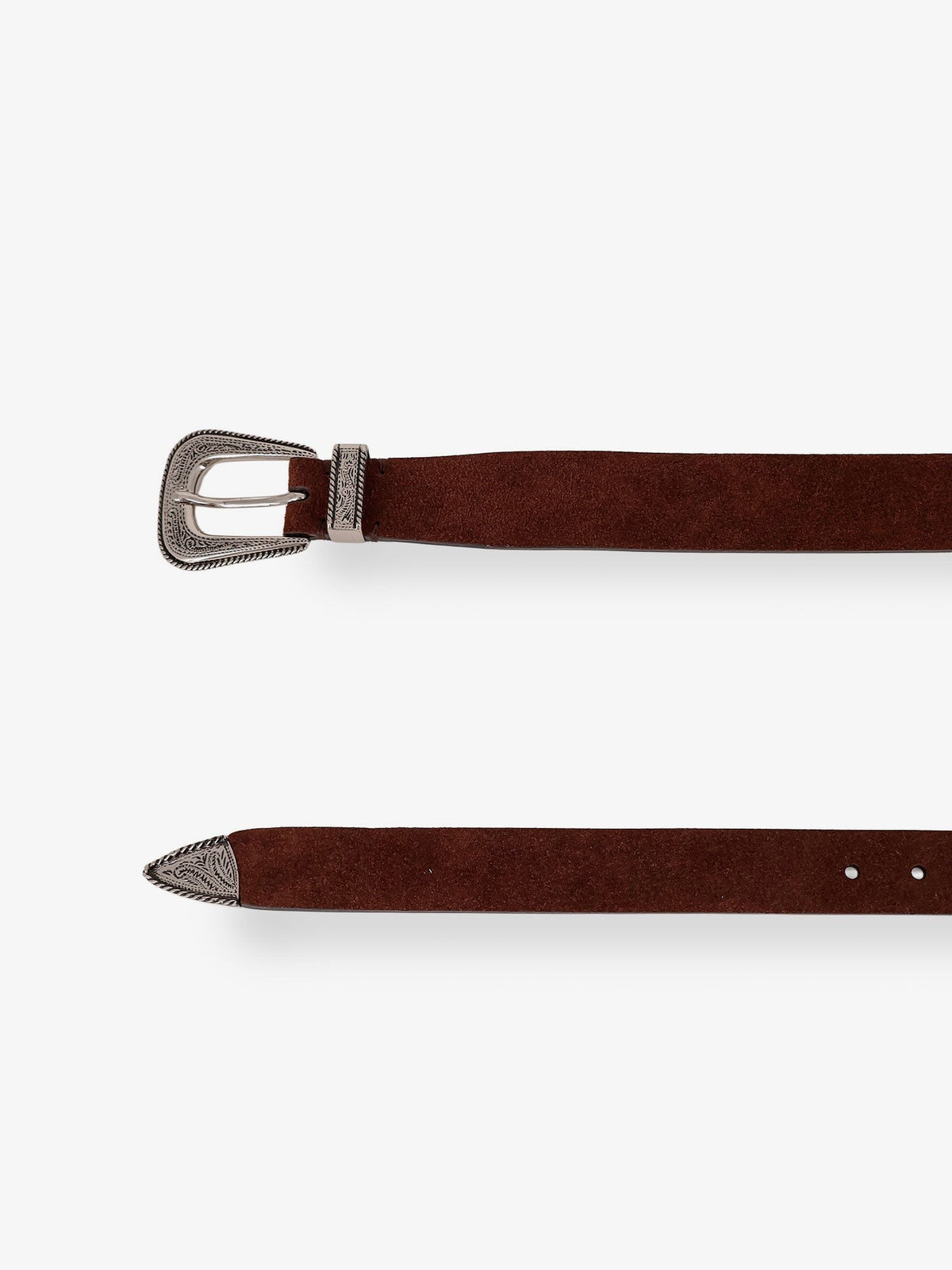 Suede belt