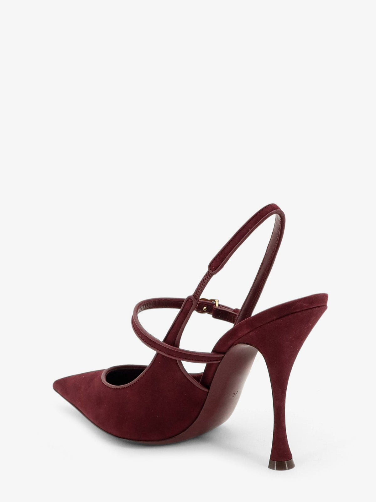 Suede décolleté