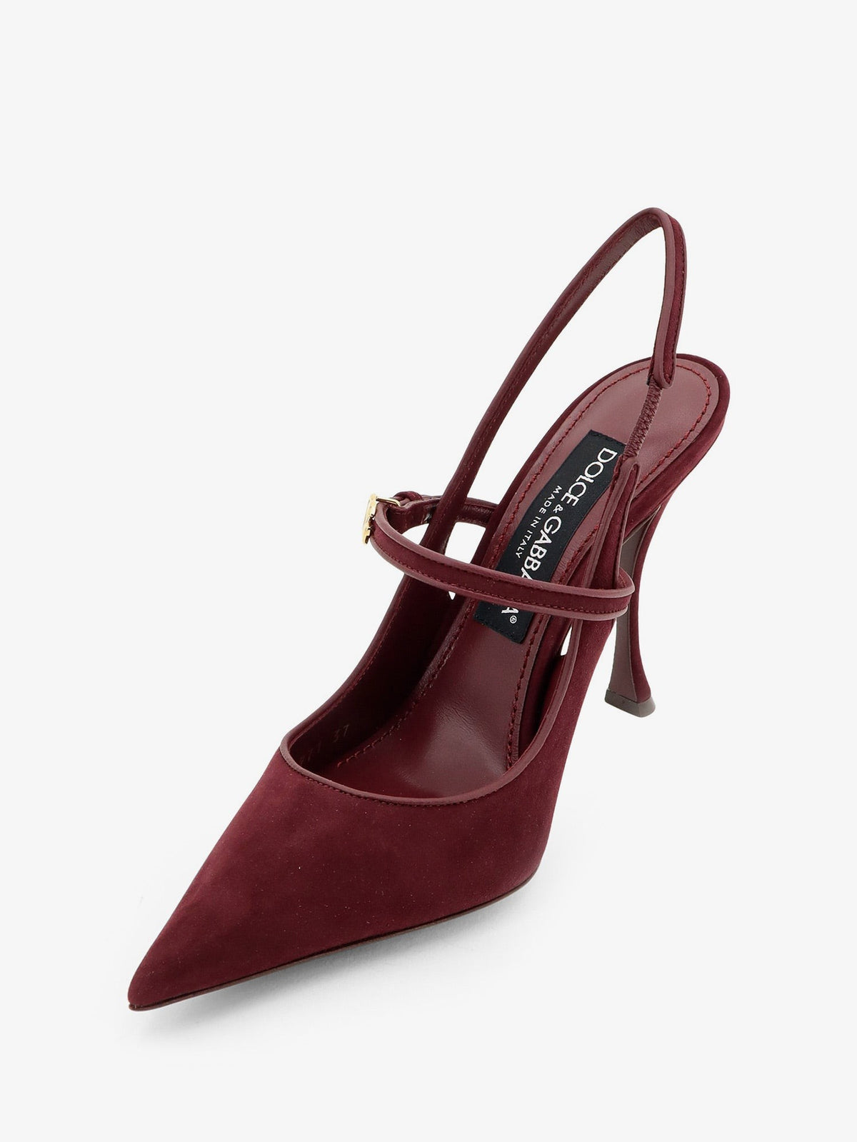Suede décolleté