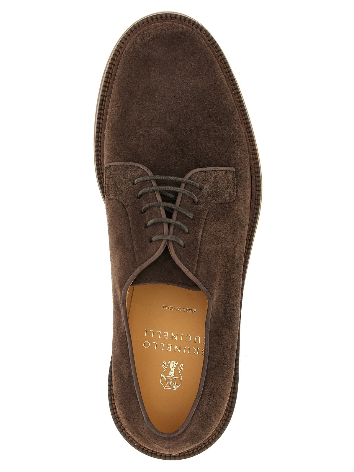 Suede derby