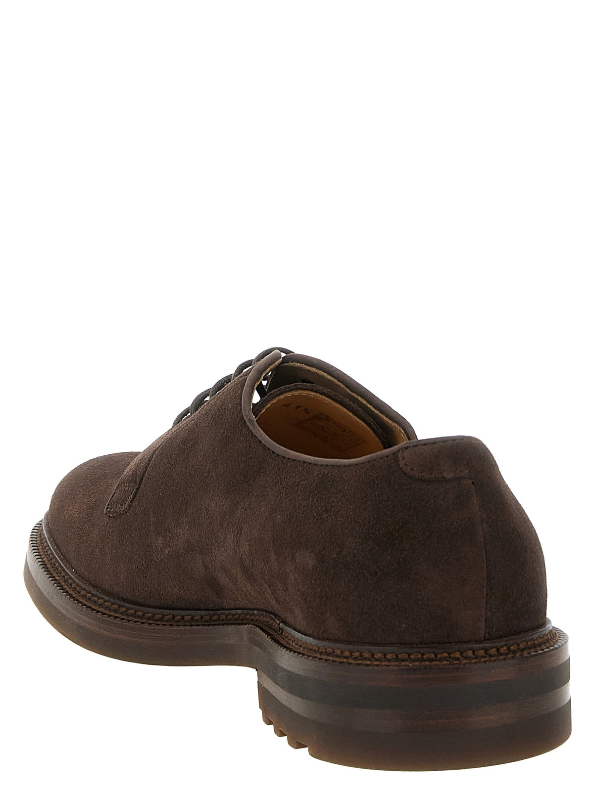 Suede derby