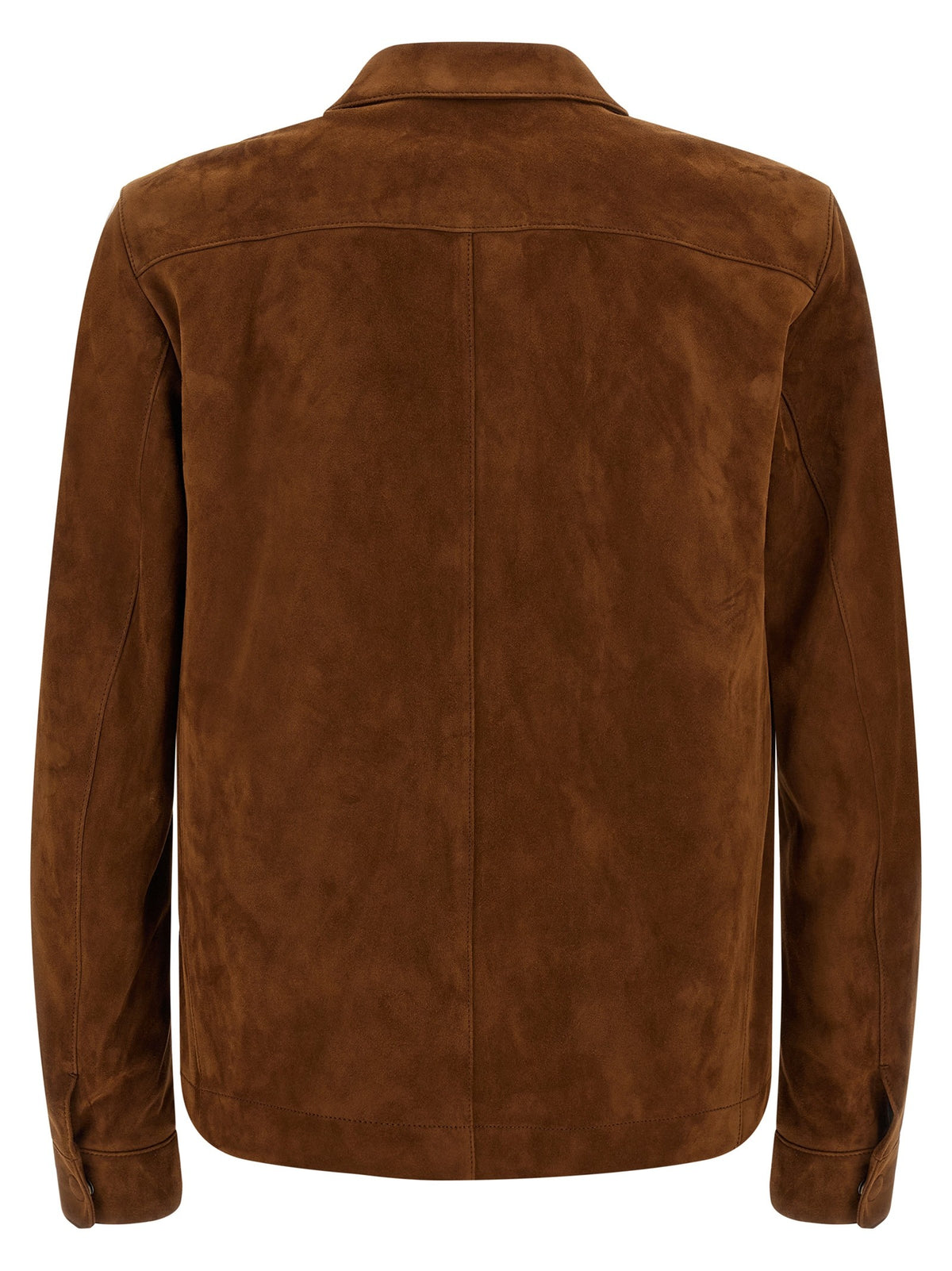 Suede overshirt
