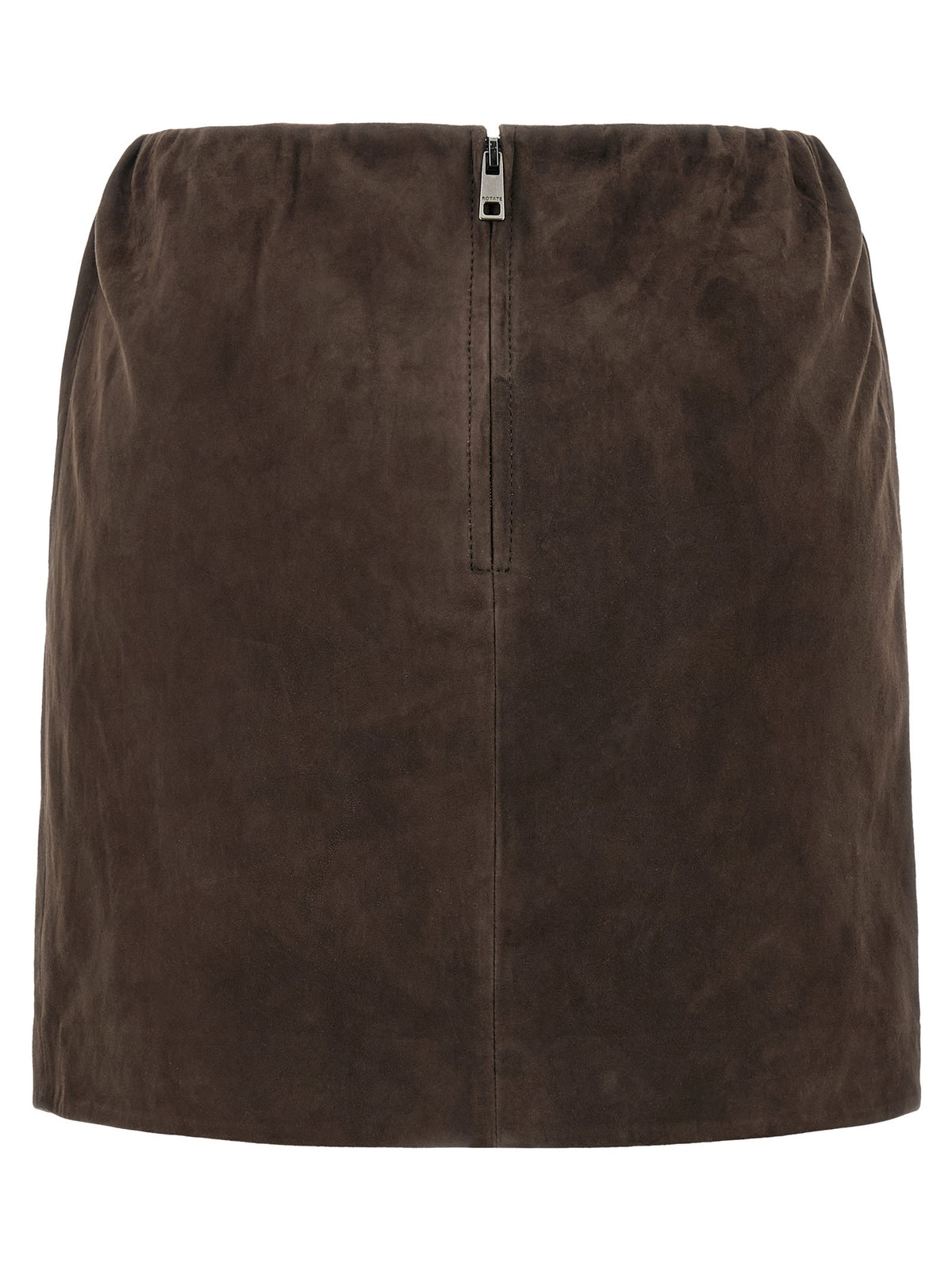 Suede skirt