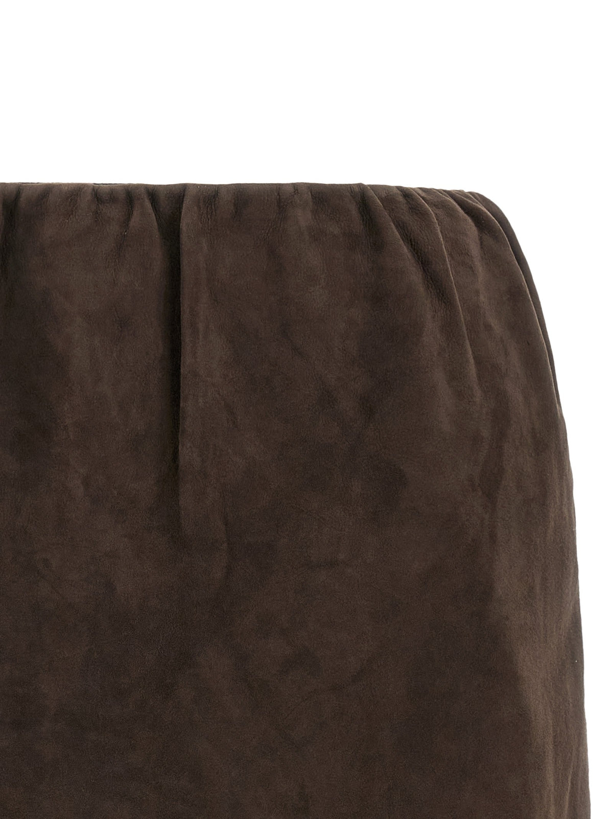 Suede skirt