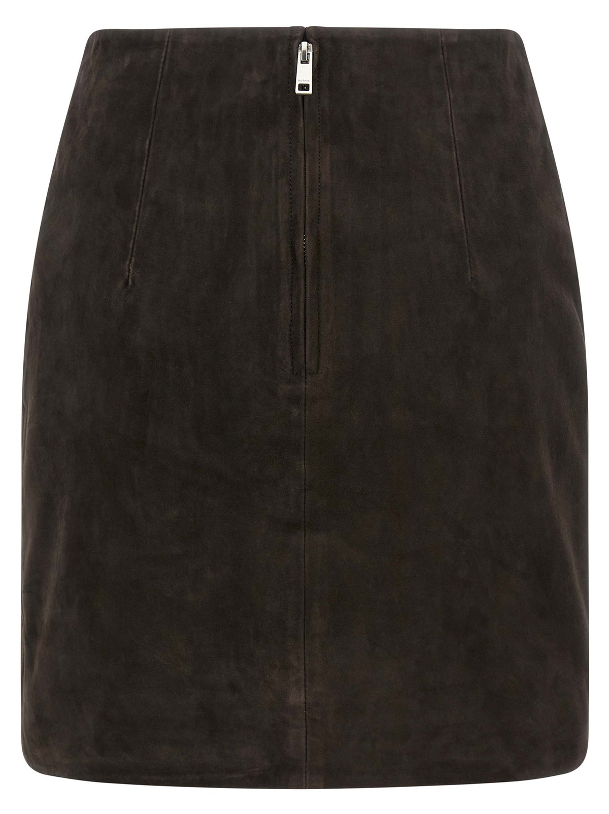 Suede skirt