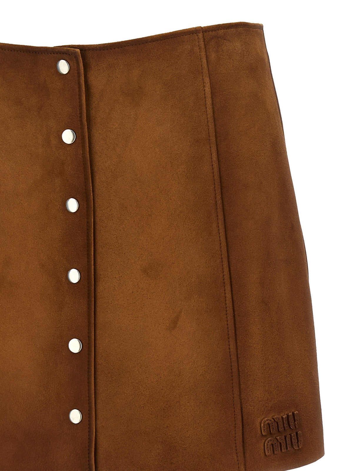 Suede skirt