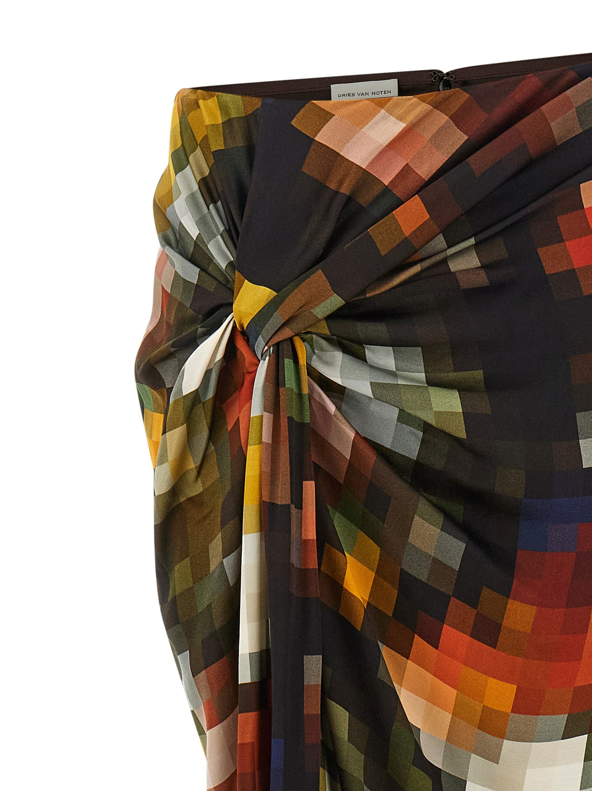 'Suma Bis' draped skirt