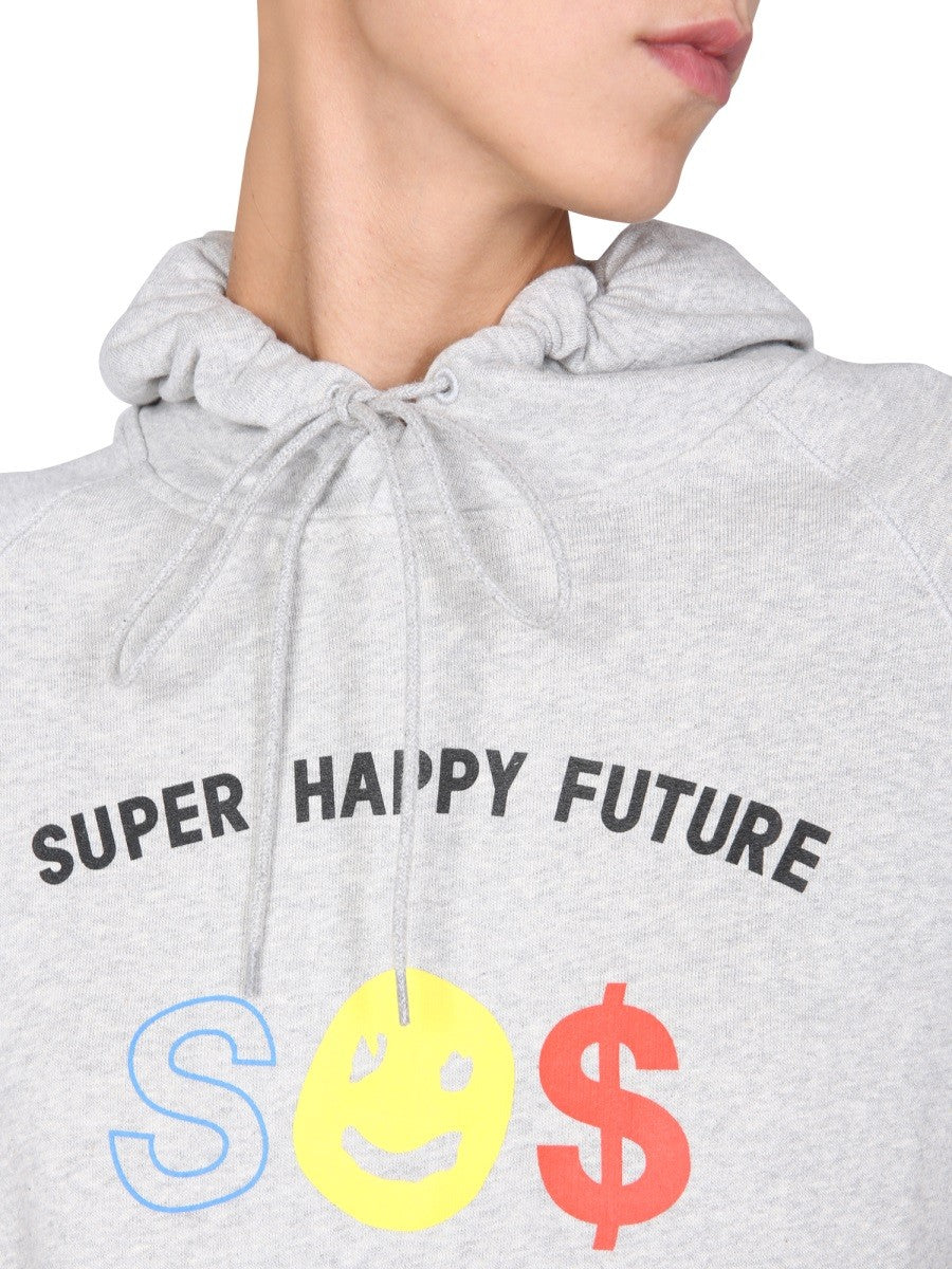 "SUPER HAPPY FUTURE" SWEATSHIRT