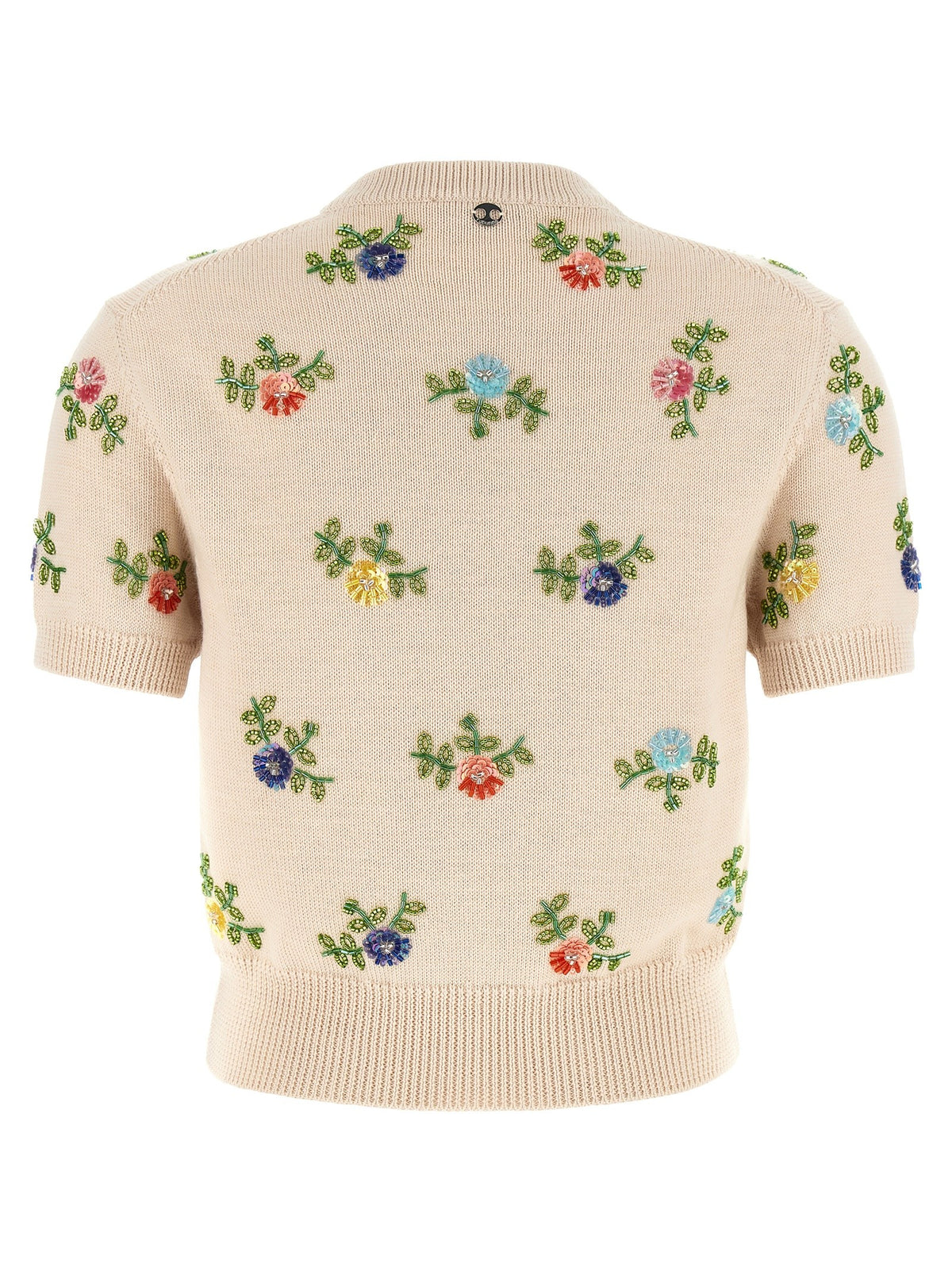 Sweater with beads embroidery