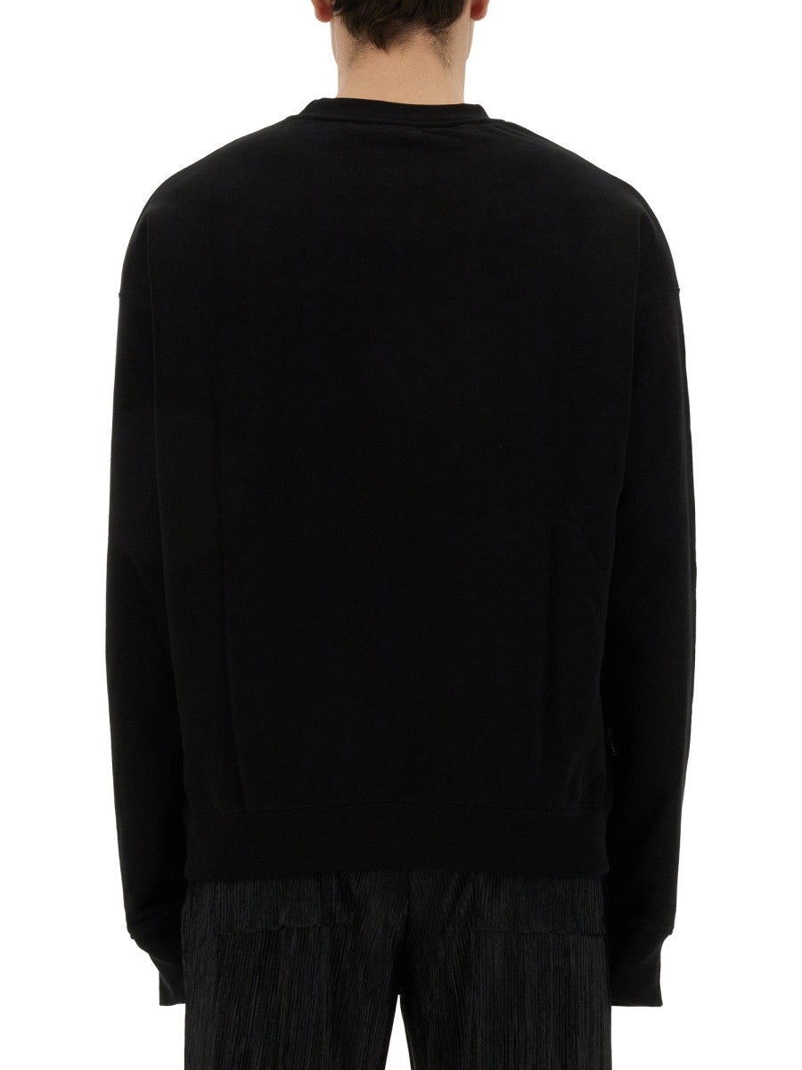 SWEATSHIRT WITH HEART EMBROIDERY