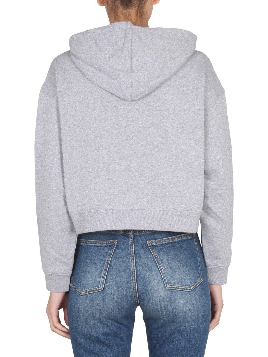 SWEATSHIRT WITH LOGO EMBROIDERY
