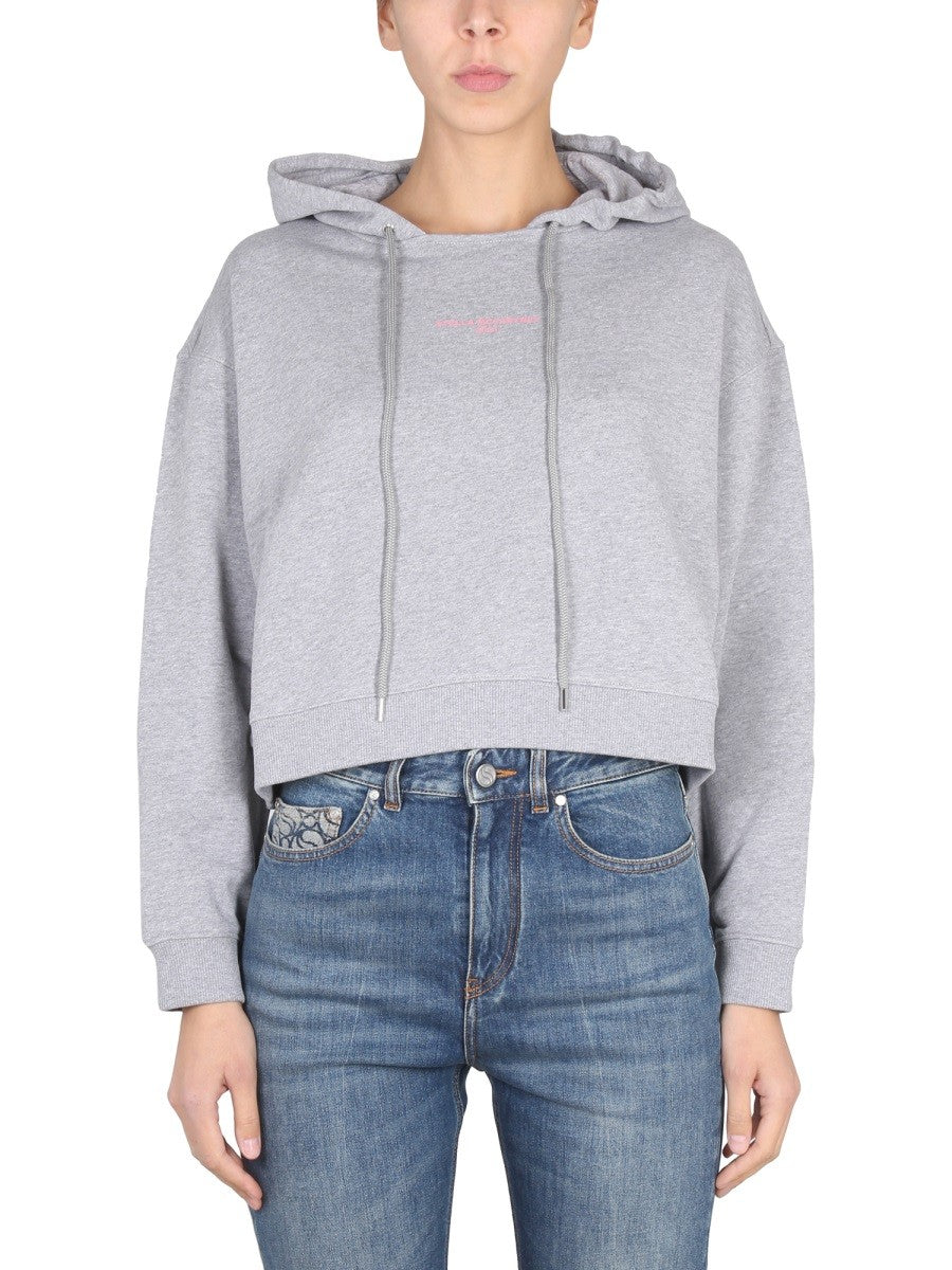 SWEATSHIRT WITH LOGO EMBROIDERY