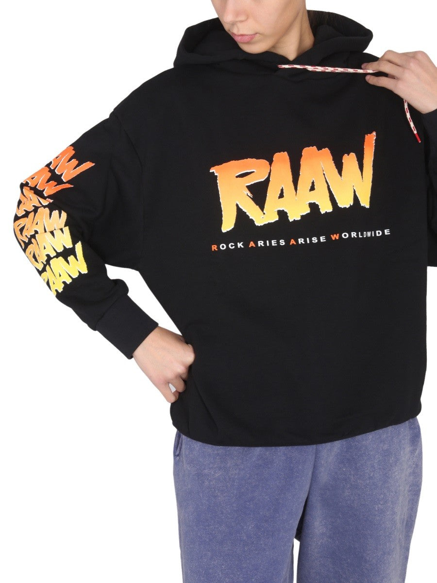 SWEATSHIRT WITH LOGO PRINT