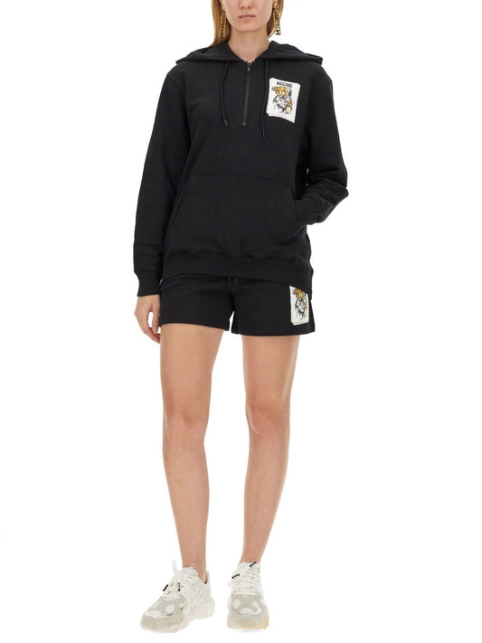 SWEATSHIRT WITH LOGO PRINT
