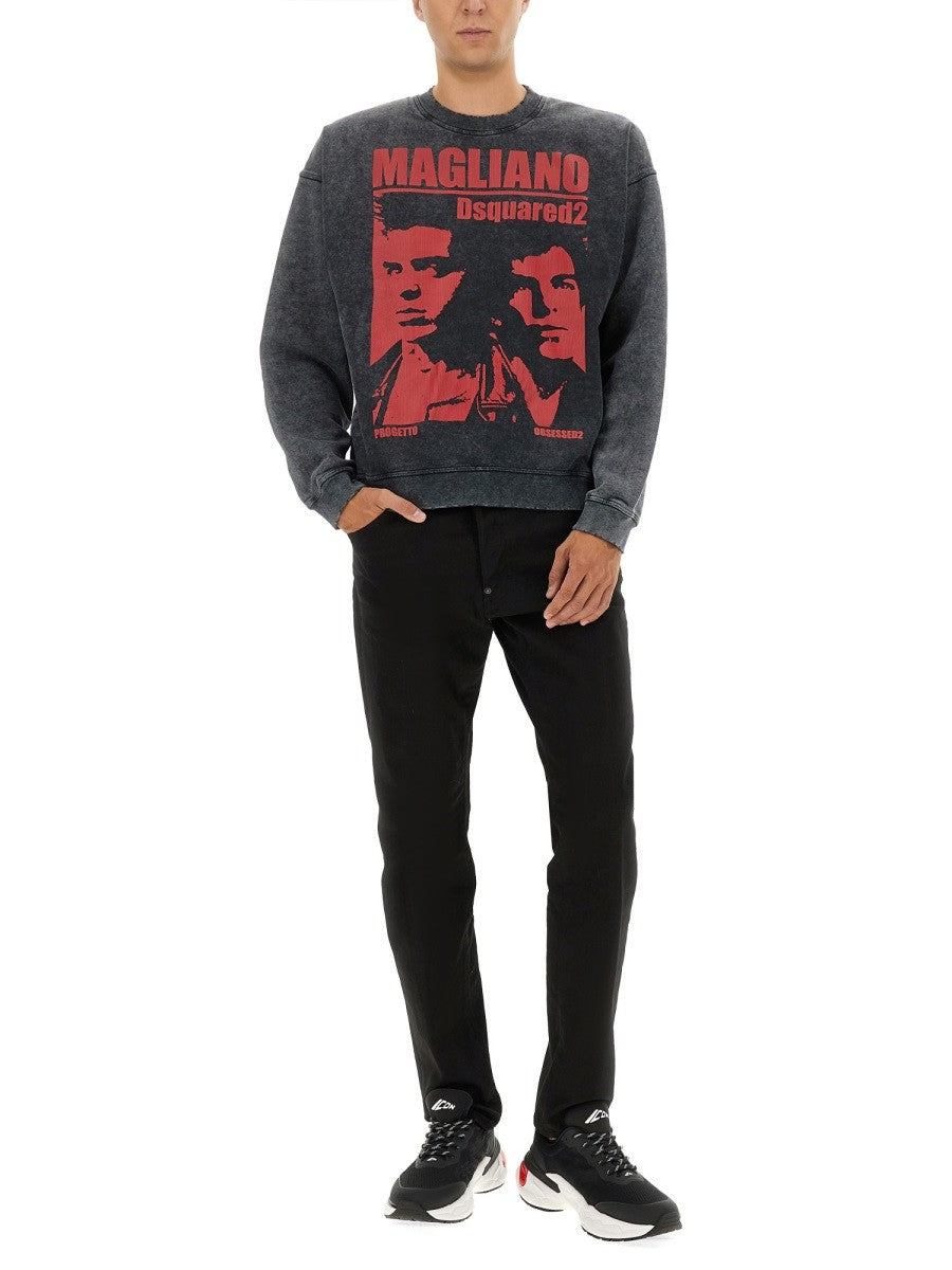 SWEATSHIRT WITH PRINT