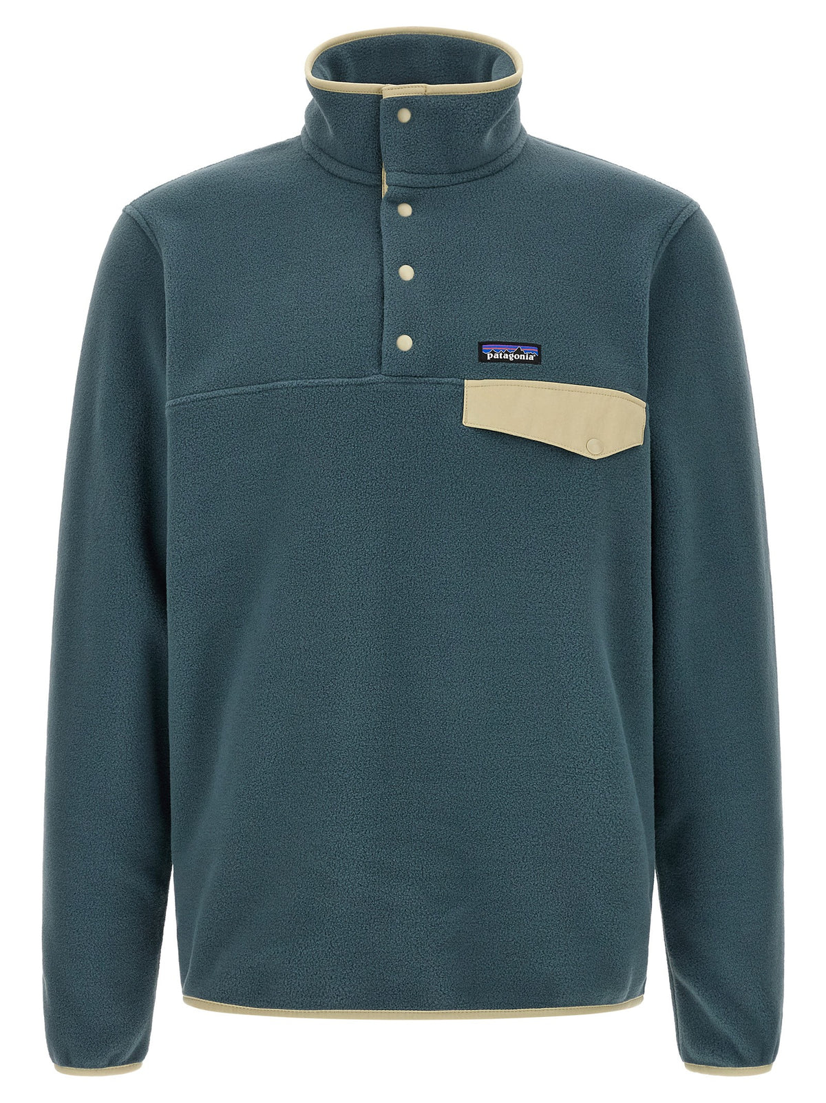 'Synchilla® Snap-T®' blue sweater
