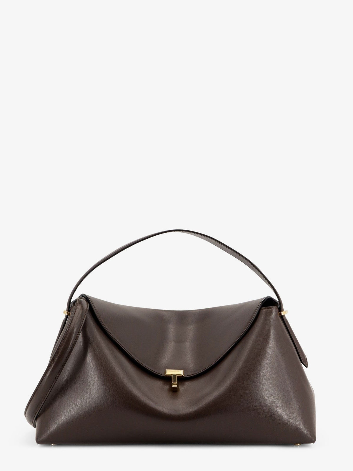 T-Lock Leather Handbag