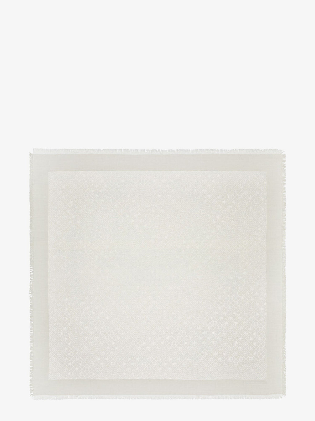 T Monogram Jacquard Traveler Scarf in a silk and wool blend
