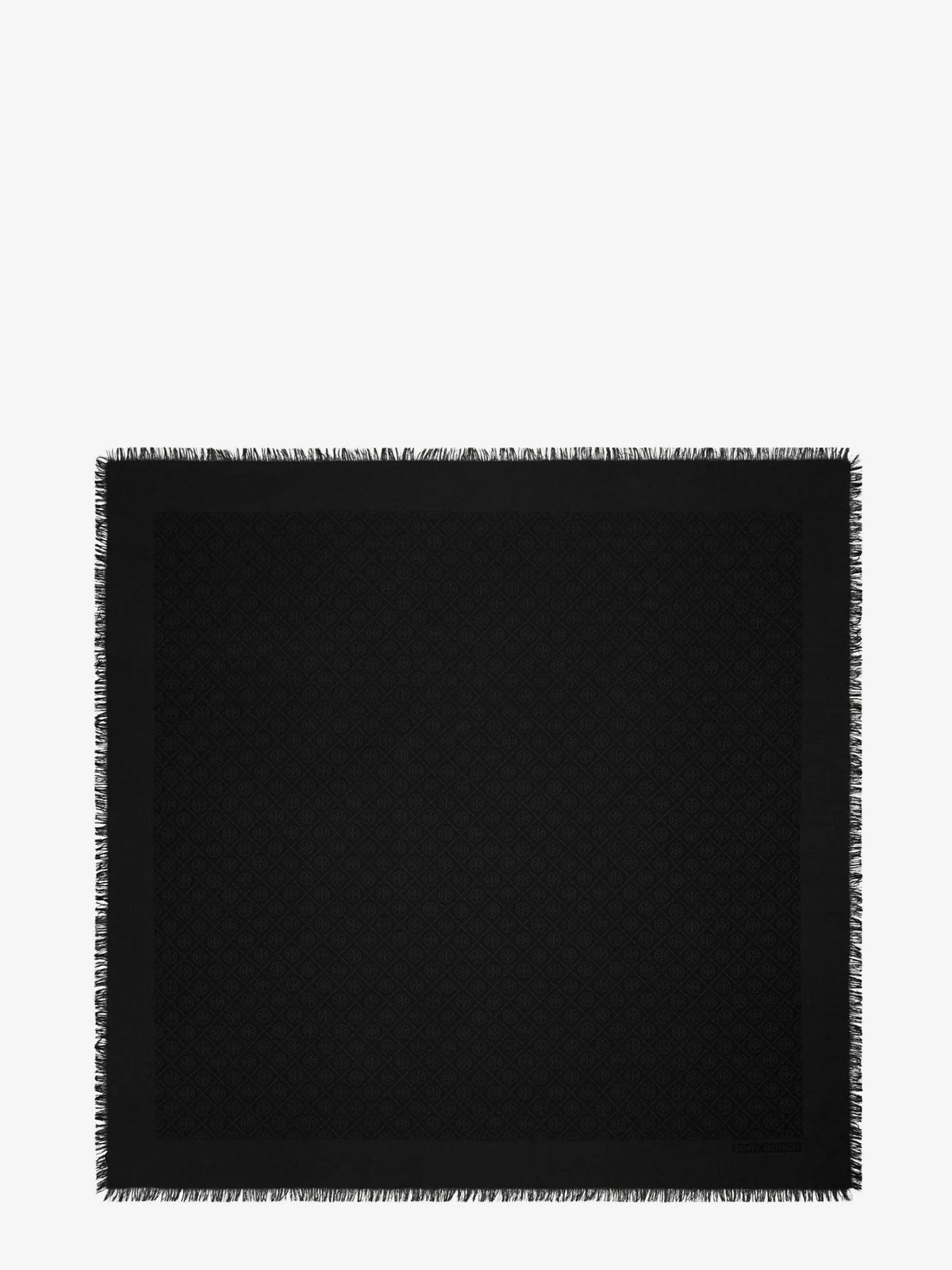 T Monogram Jacquard Traveler silk and wool blend scarf