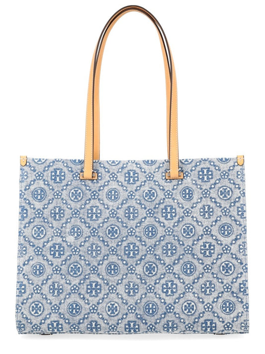 حقيبة تسوق "تي مونوغرام"