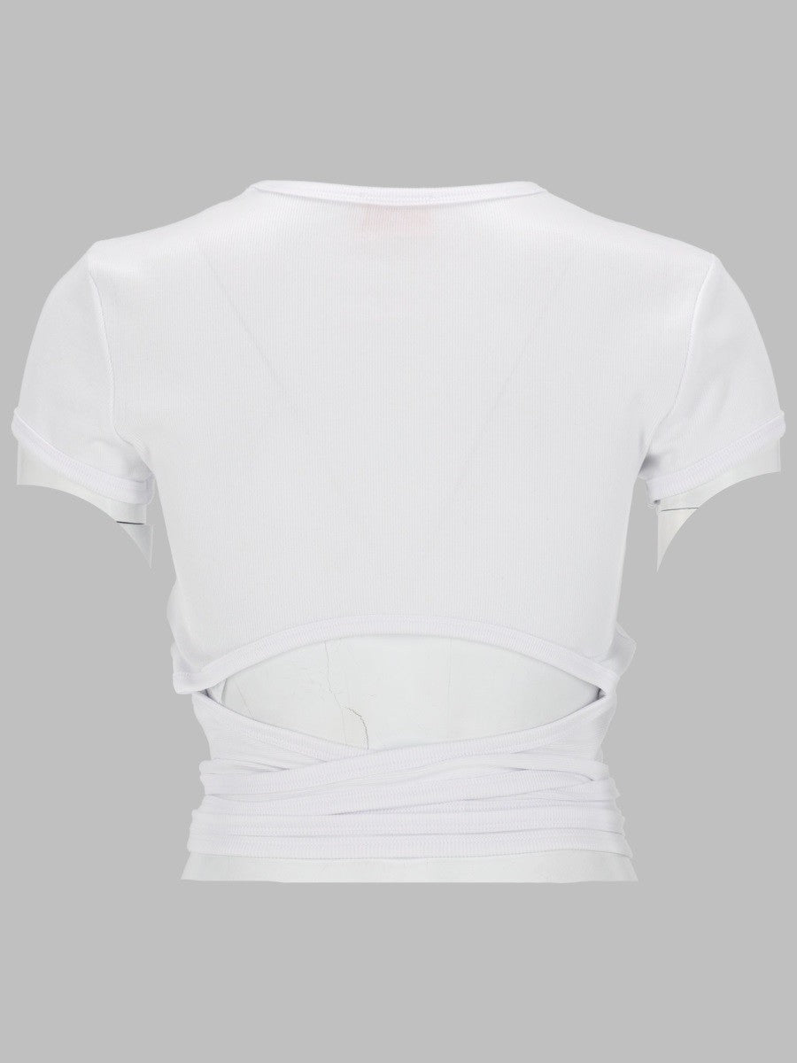 T-SHIRT A COSTINE CON LACCI