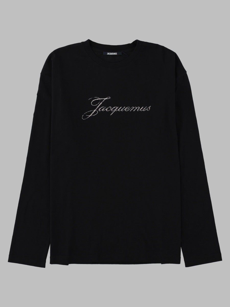 T-shirt a Maniche Lunghe con Logo