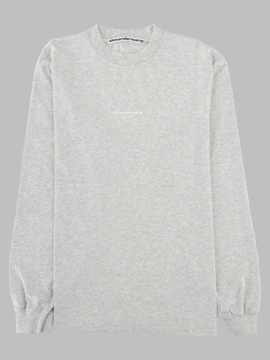 T-Shirt con Logo a Maniche Lunghe