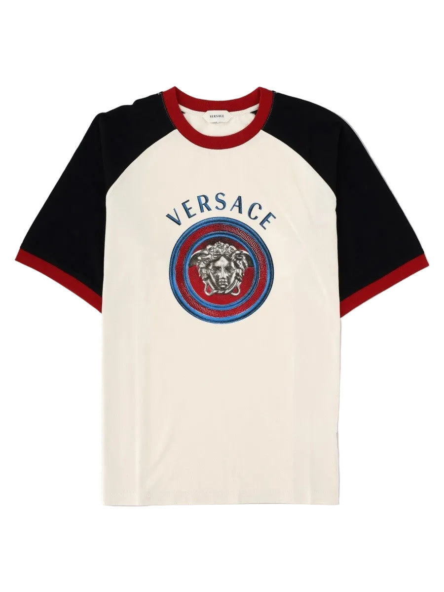T-Shirt Con Logo e Medusa