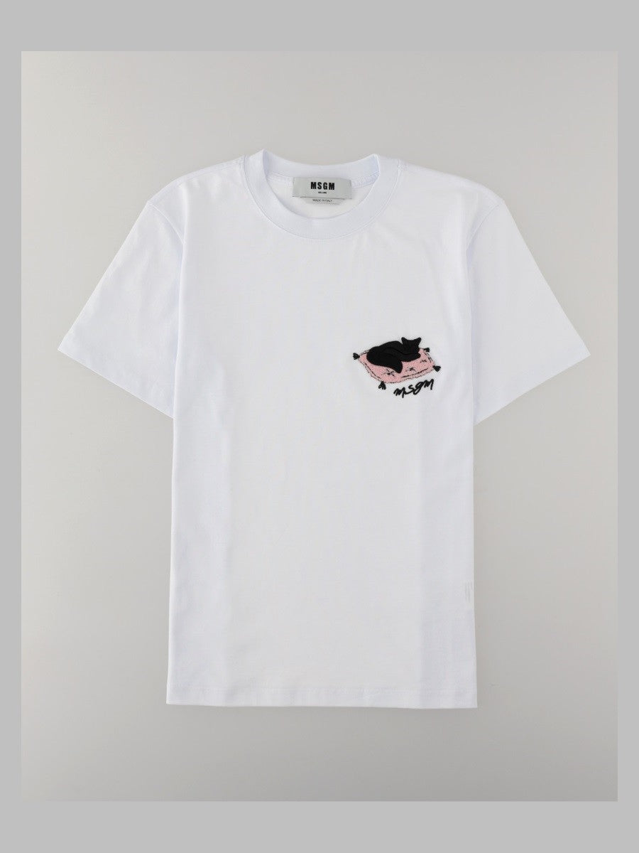 T-Shirt Con Ricamo