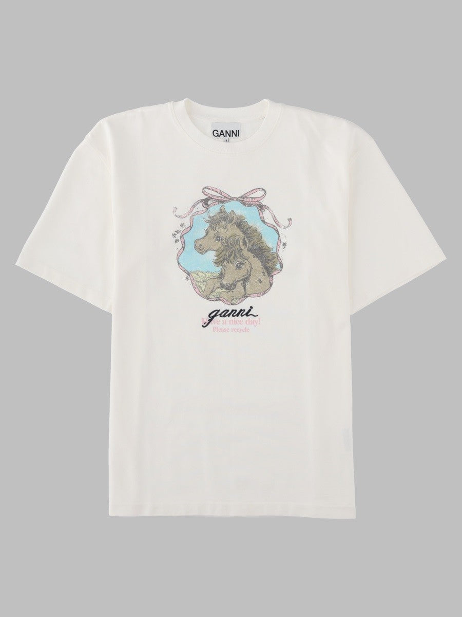 T-Shirt "Qixi" con Stampa