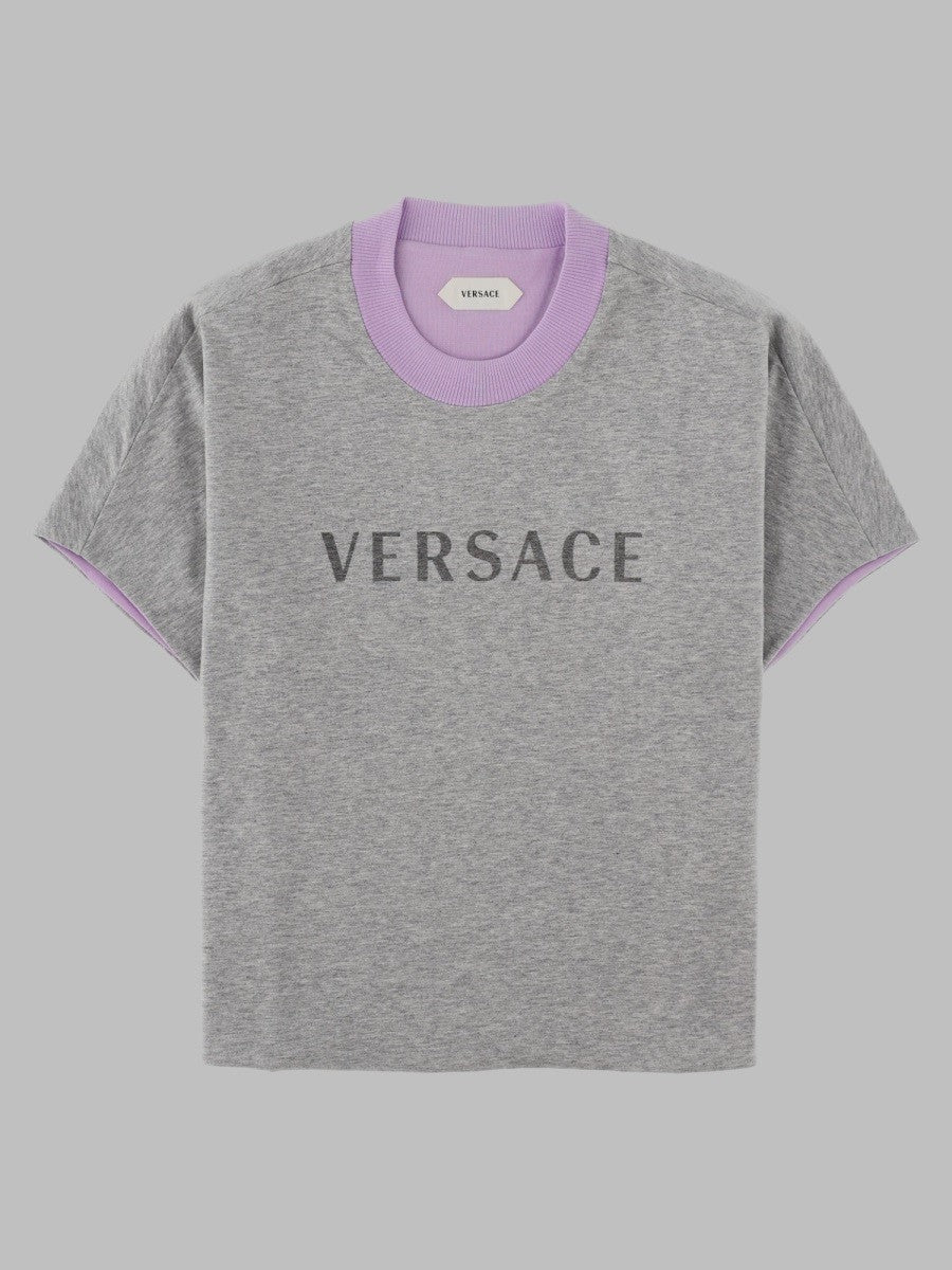 T-Shirt Reversibile Con Logo