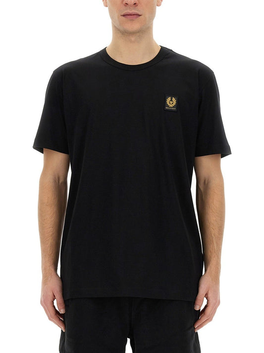 T-SHIRT WITH LOGO PATCH