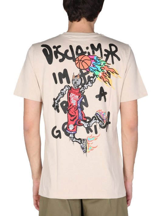 T-SHIRT WITH LOGO PRINT