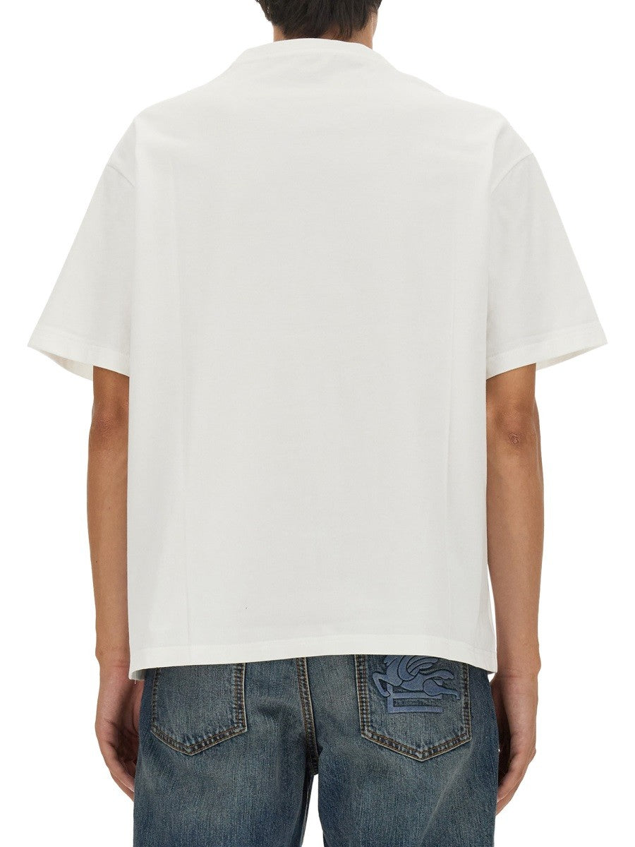 T-SHIRT WITH PEGASUS EMBROIDERY