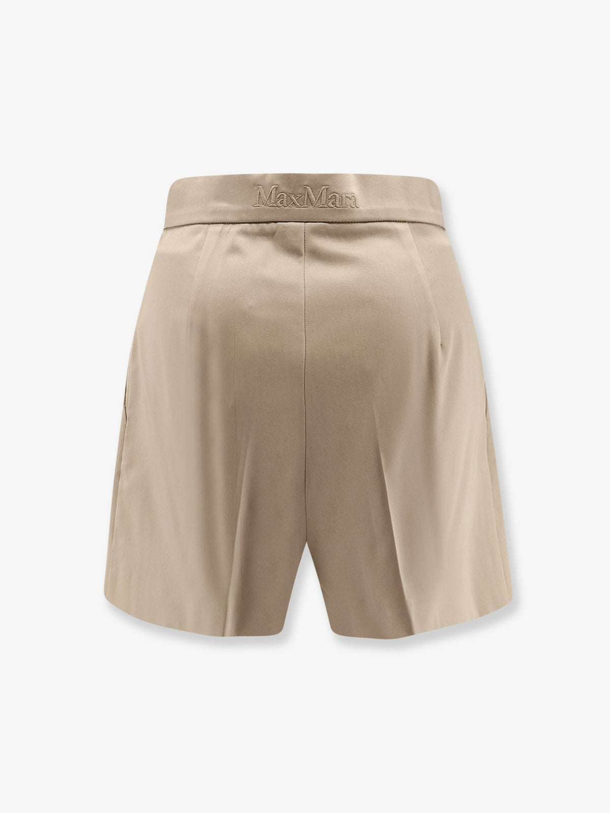 Tabacco stretch cotton shorts