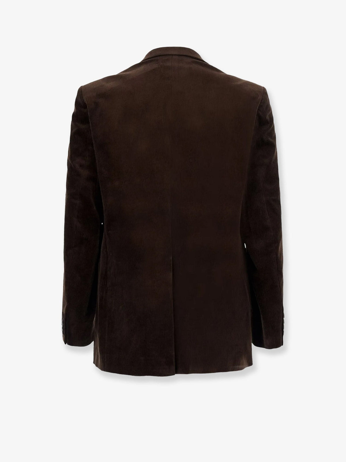 Tailored Single-Breasted Corduroy Blazer