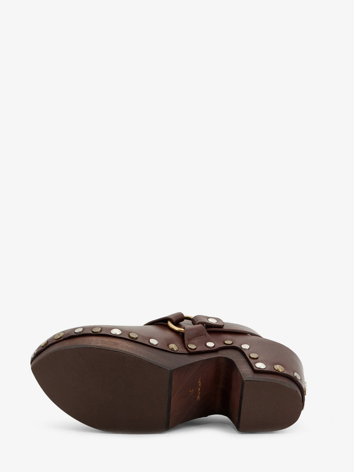Talis Wedge leather clogs