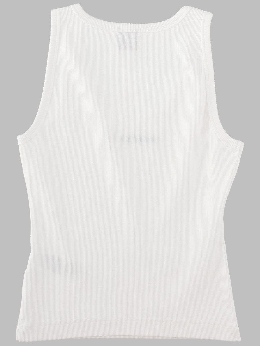 تيشيرت بدون أكمام مع شعار