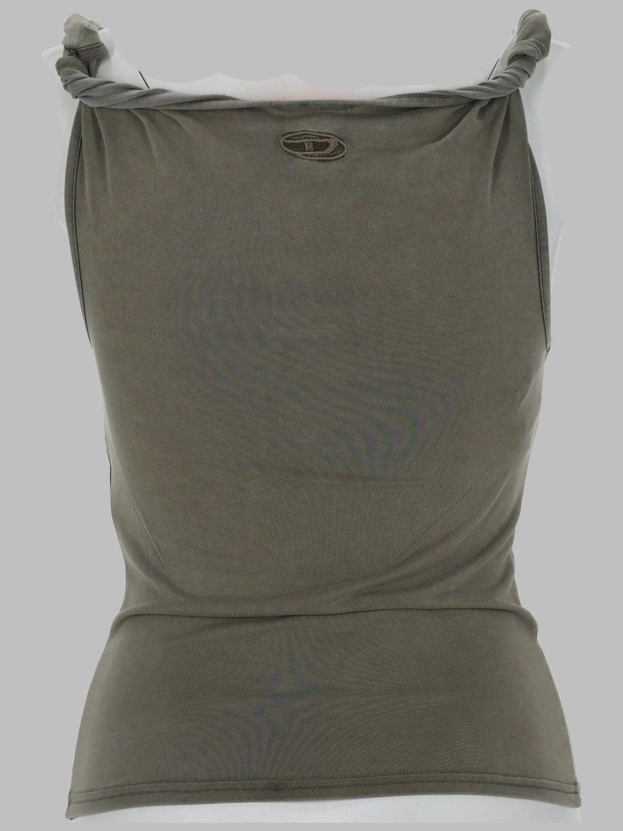 TANK TOP CON SPALLINE ARROTOLATE