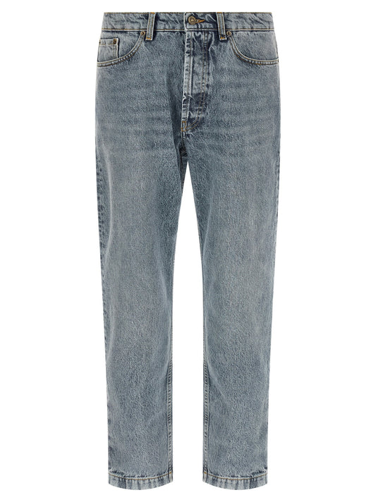 Tapered leg jeans