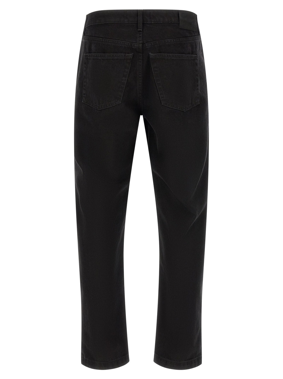Tapered leg jeans