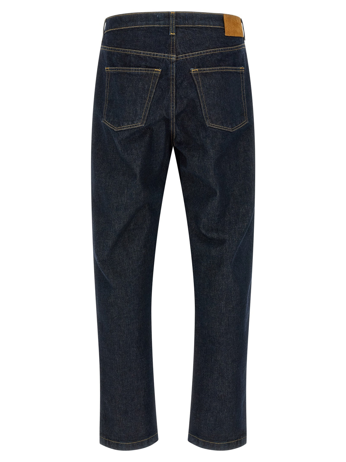 Tapered leg jeans