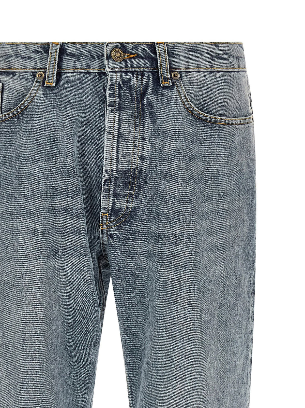 Tapered leg jeans