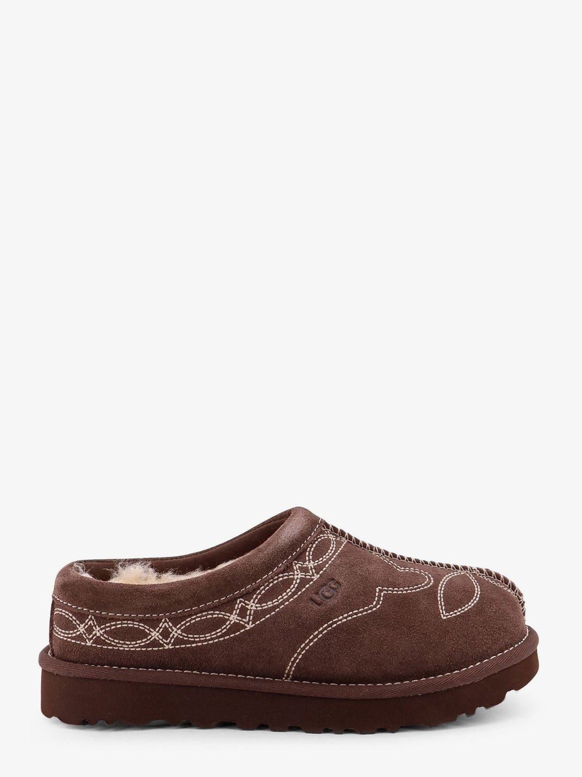 Tasman Western suede clog