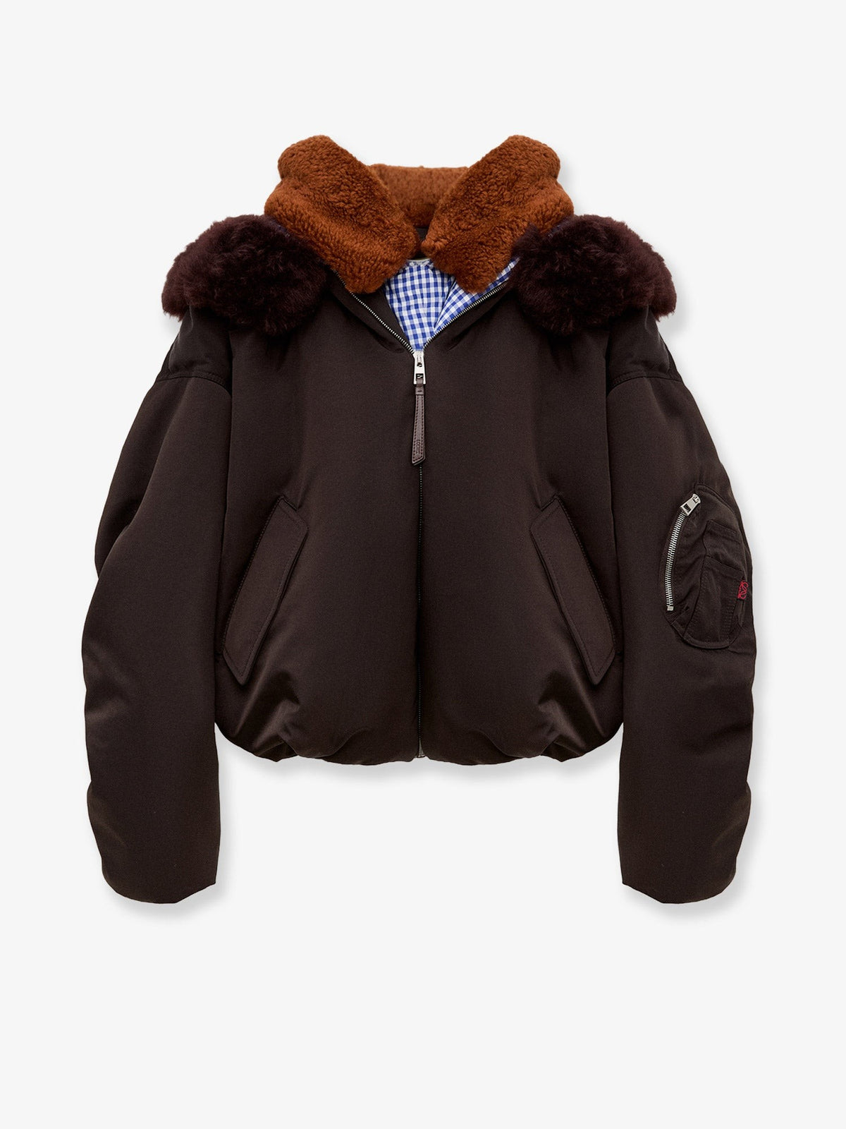 Technical fabric jacket with double-layer structure