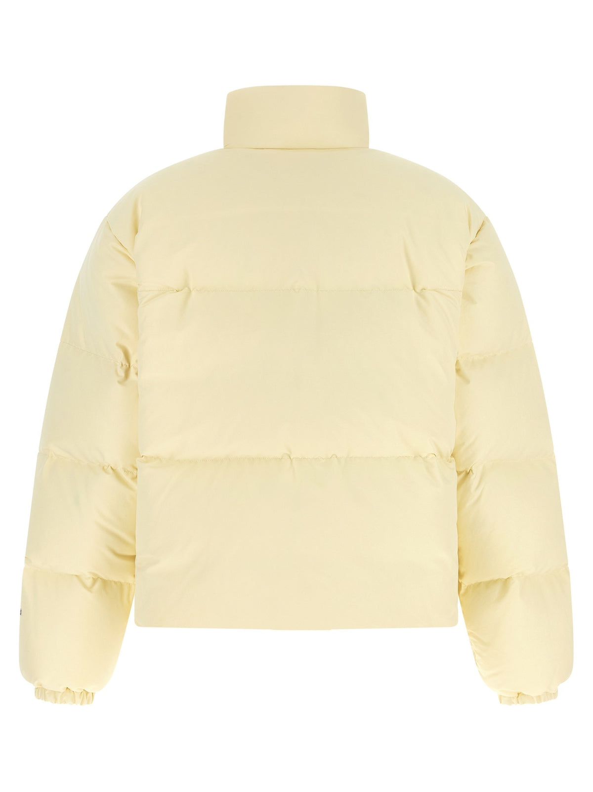 Technical fabric quilted down jacket