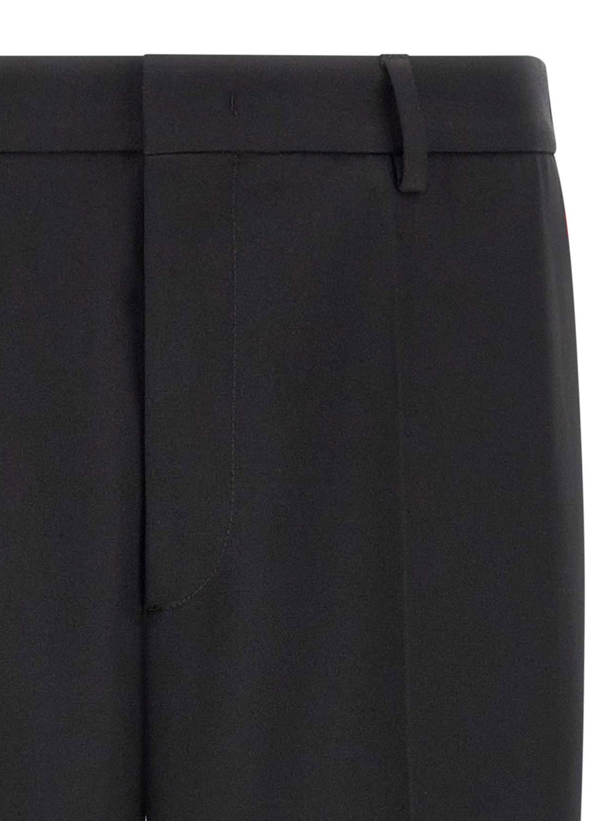 Technical gabardine trousers