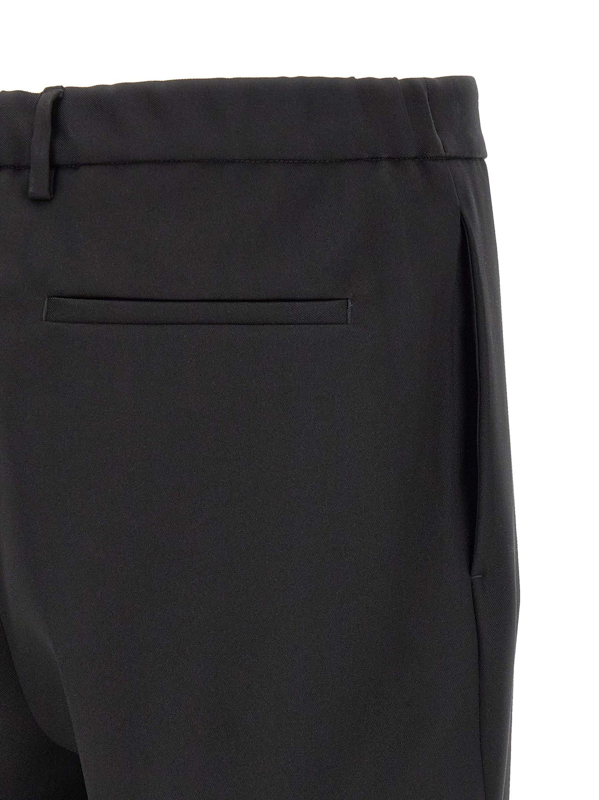 Technical gabardine trousers